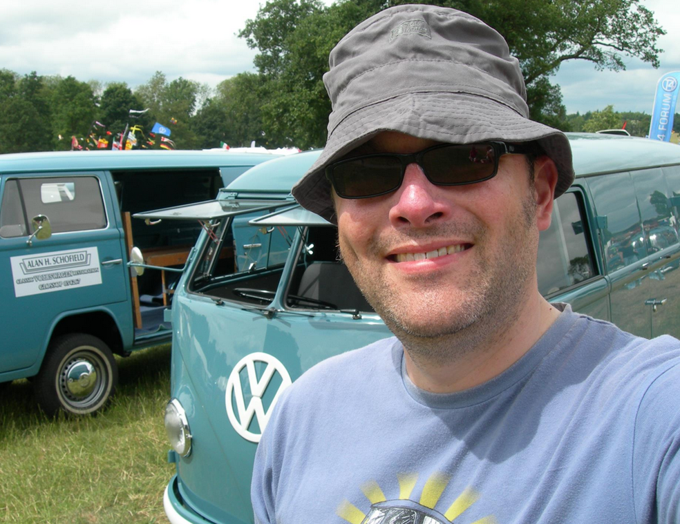 Mark Stutt and some campers