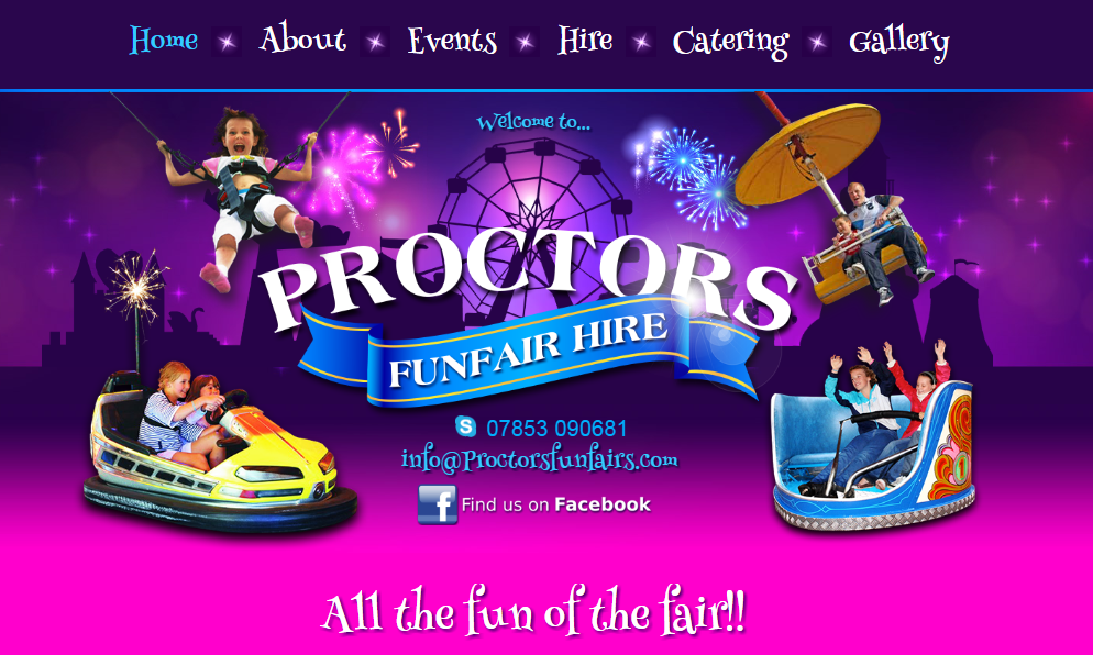 Funfair - website design