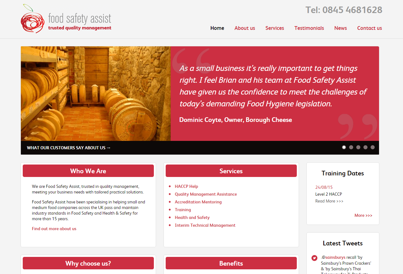 Service and Consultancy - WordPress website design